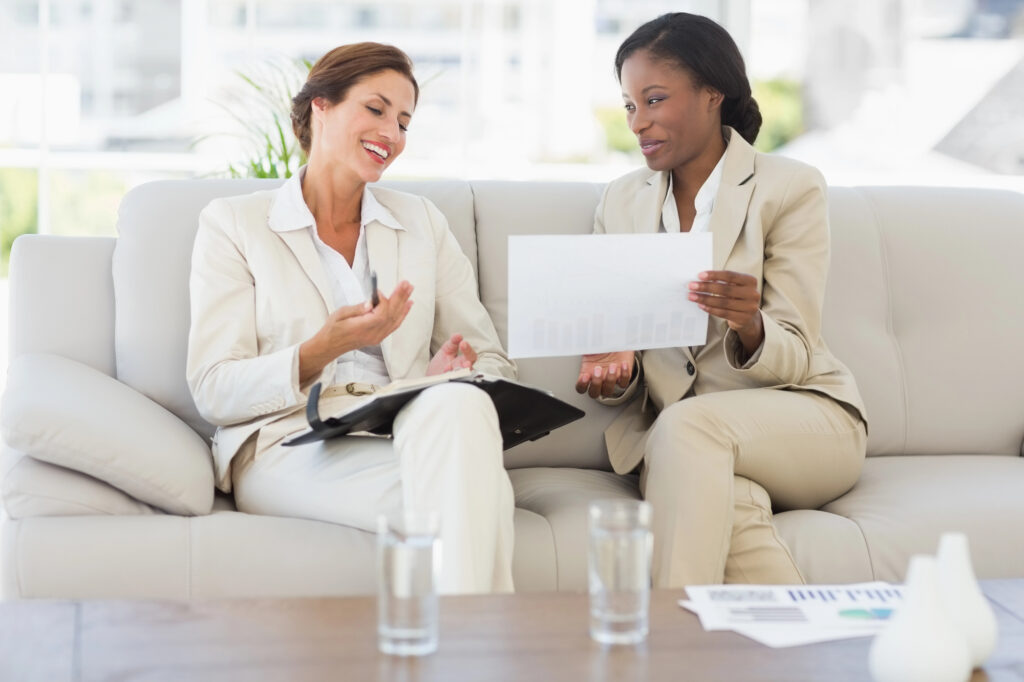 business women planning