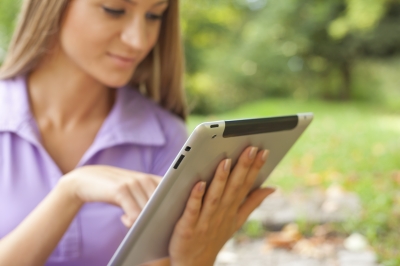 Woman With Tablet Computer